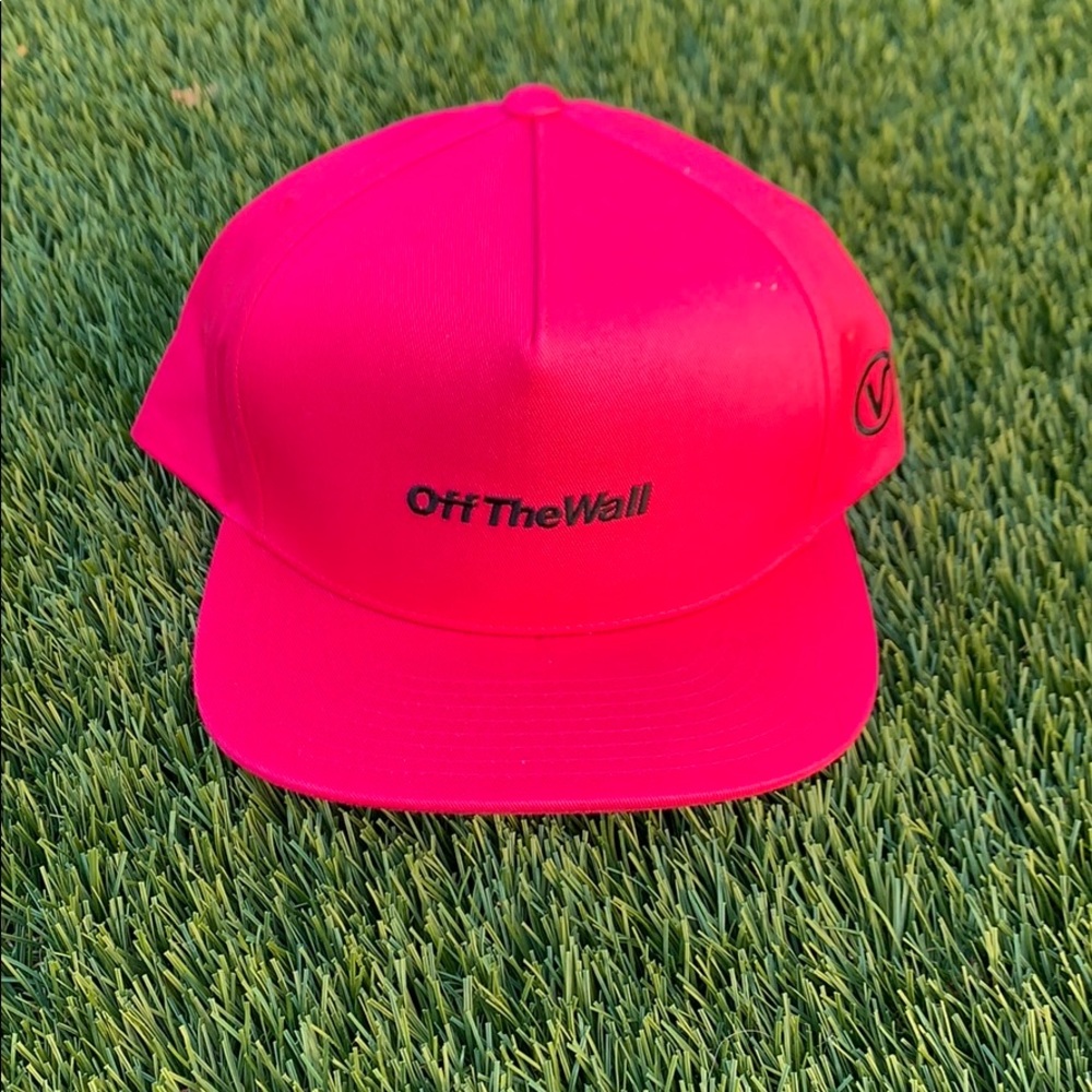 Vans hot pink snapback hat